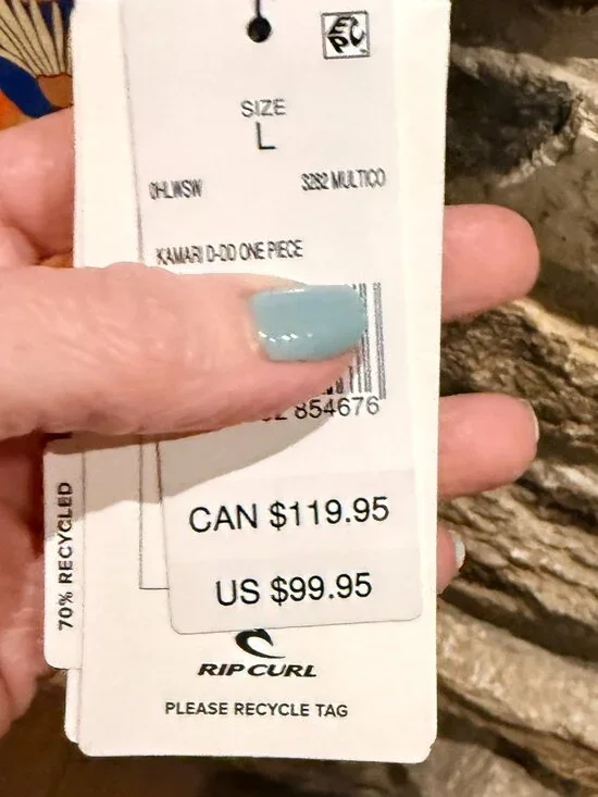 Vibrant Floral Rip Curl One Piece Swimsuit sz L Full Support D/DD NWT - Picture 7 of 10